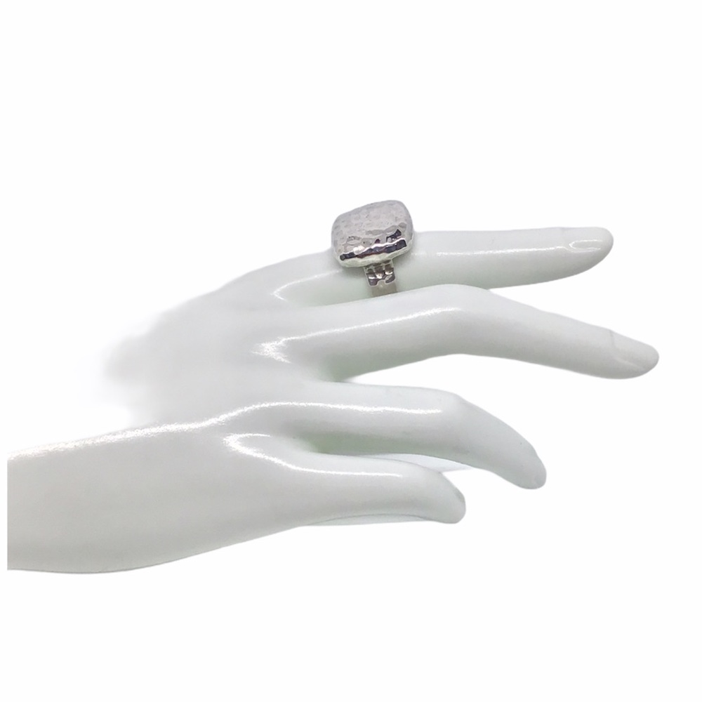 Sterling Vintage puff ring
